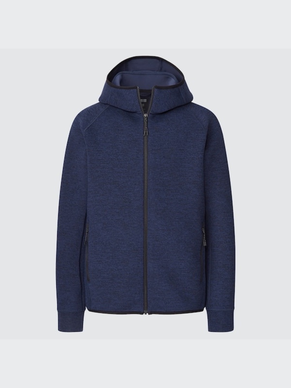 Uniqlo Ultra Stretch Dry Sweat Full Zip Hoodie Sz Medium